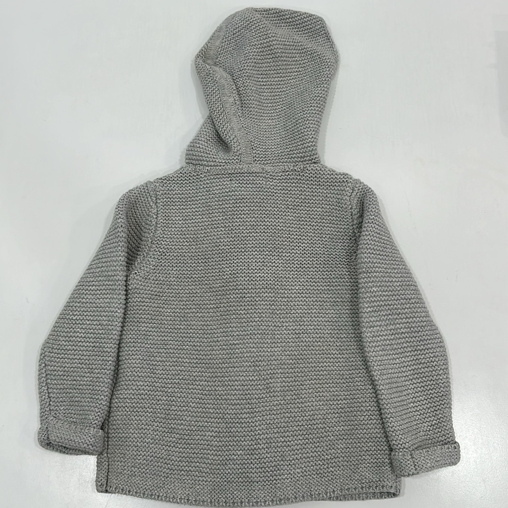 NEW NEVER WORN Cute by BABY BODEN sweater. Color gray. Size 12-18M - Picture 5 of 5